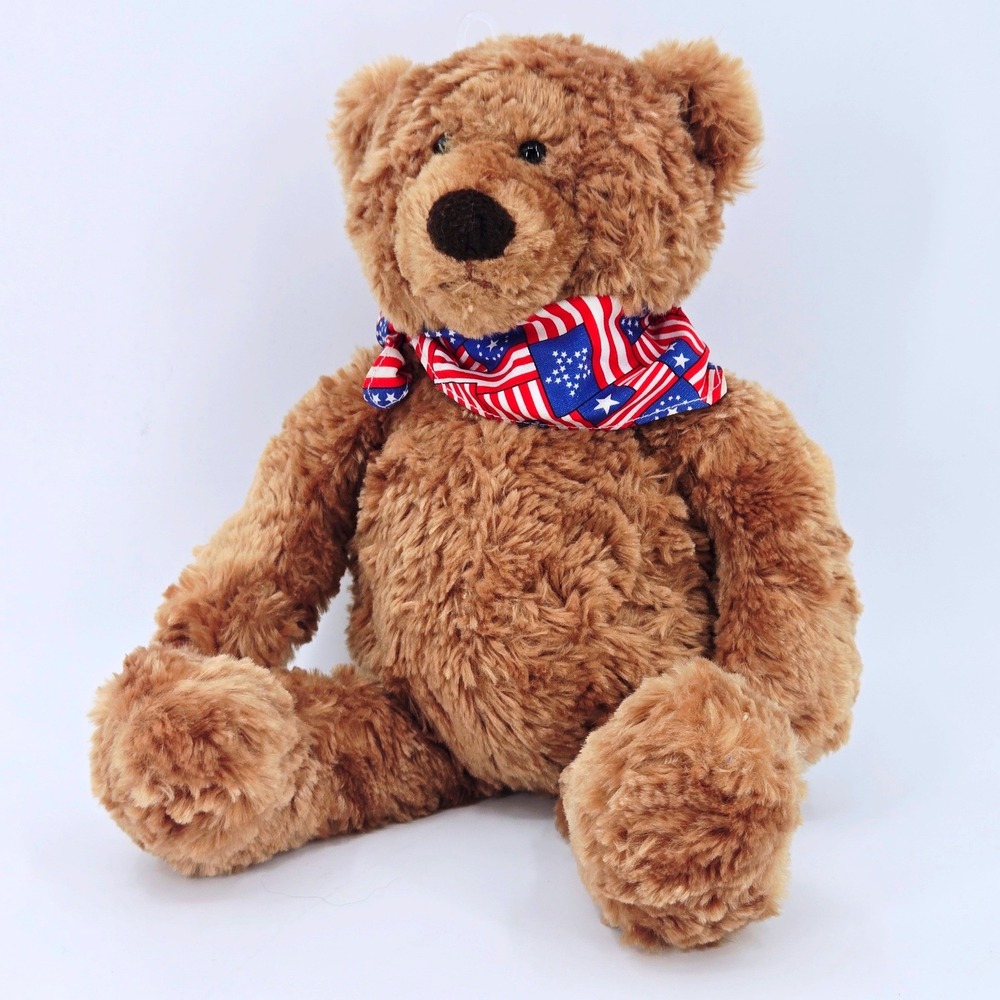 Gund Liberty "America the Beautiful" Wind Up Musical Teddy Bear‎